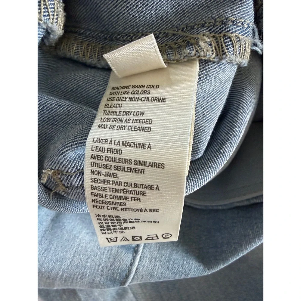 Free People Penny Pull-On Boho Y2K Flare Jeans Light Wash Blue Denim 29 Short